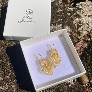 Ana Joalheiros Gold Filigree Earrings